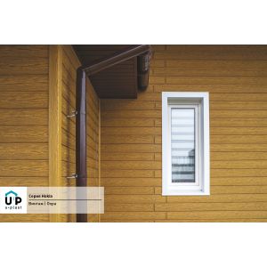 Фасадная панель Хокла Винтаж - Охра от производителя  Ю-Пласт по цене 0 р