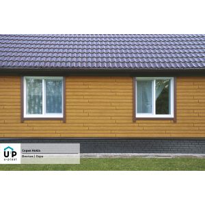 Фасадная панель Хокла Винтаж - Охра от производителя  Ю-Пласт по цене 0 р