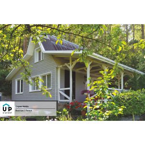 Фасадная панель Хокла Винтаж - Пепел от производителя  Ю-Пласт по цене 424 р