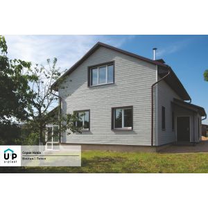 Фасадная панель Хокла Винтаж - Пепел от производителя  Ю-Пласт по цене 424 р