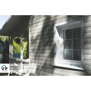 Фасадная панель Хокла Винтаж - Пепел от производителя  Ю-Пласт по цене 424 р