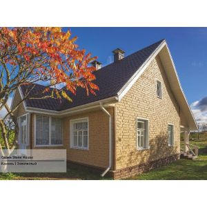 Фасадная панель Стоун Хаус Камень - Камень Золотистый от производителя Ю-Пласт по цене 516 р Фасадная панель Стоун Хаус Камень - Камень Золотистый от производителя Ю-Пласт по цене 516 р