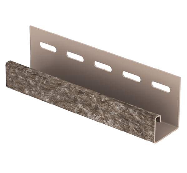 J-планка Стоун Хаус Кварцит Коричневый от производителя Ю-Пласт по цене 350 р J-планка Стоун Хаус Кварцит Коричневый от производителя Ю-Пласт по цене 350 р