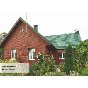 Фасадная панель Стоун Хаус - Кирпич Красный от производителя  Ю-Пласт по цене 0 р