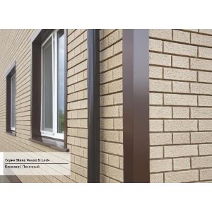 Фасадная панель Стоун Хаус S-Lock Клинкер Песочный от производителя Ю-Пласт по цене 0 р Фасадная панель Стоун Хаус S-Lock Клинкер Песочный от производителя Ю-Пласт по цене 0 р