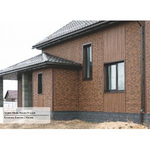 Фасадная панель Стоун Хаус S-Lock Клинкер Балтик Магма от производителя  Ю-Пласт по цене 561 р