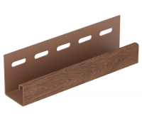 J-планка Софит PRO Орех Тёмный J-планка Софит PRO Орех Тёмный