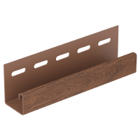 J-планка Софит PRO Орех Тёмный J-планка Софит PRO Орех Тёмный