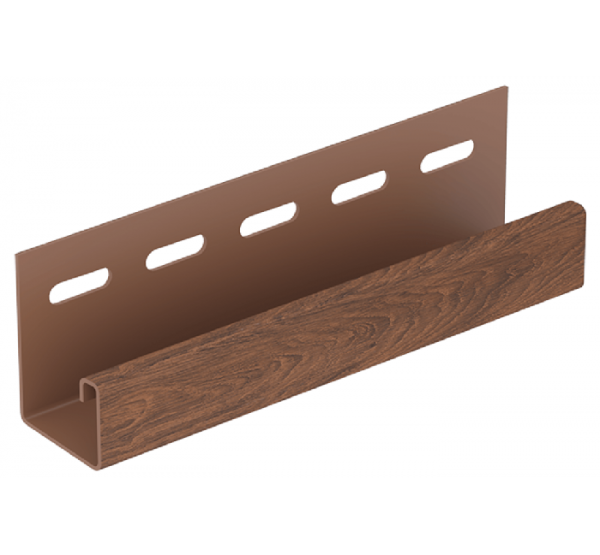 J-планка Софит PRO Орех Тёмный от производителя Ю-Пласт по цене 350 р J-планка Софит PRO Орех Тёмный от производителя Ю-Пласт по цене 350 р