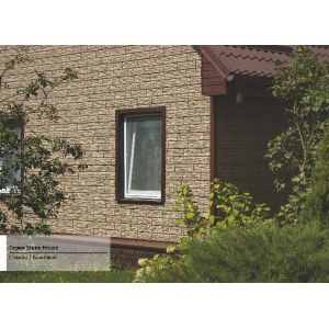 Фасадная панель Стоун Хаус Сланец Бежевый от производителя Ю-Пласт по цене 361 р Фасадная панель Стоун Хаус Сланец Бежевый от производителя Ю-Пласт по цене 361 р