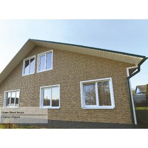 Фасадная панель Стоун Хаус Сланец Бурый от производителя Ю-Пласт по цене 361 р Фасадная панель Стоун Хаус Сланец Бурый от производителя Ю-Пласт по цене 361 р