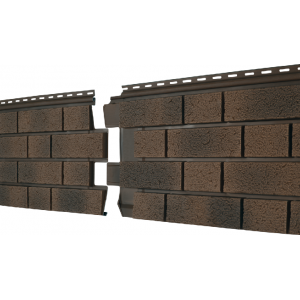 Фасадная панель Стоун Хаус S-Lock Клинкер Балтик Магма от производителя  Ю-Пласт по цене 561 р