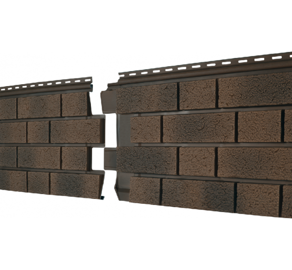 Фасадная панель Стоун Хаус S-Lock Клинкер Балтик Магма от производителя  Ю-Пласт по цене 561 р