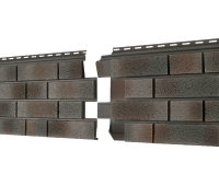 Фасадная панель Стоун Хаус S-Lock Клинкер Нордик Пепел