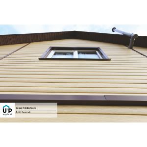 Сайдинг коллекция TIMBERBLOCK, Дуб золотой от производителя  Ю-Пласт по цене 458 р