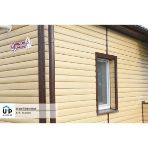 Сайдинг коллекция TIMBERBLOCK, Дуб золотой от производителя  Ю-Пласт по цене 458 р