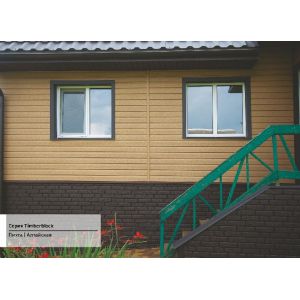 Сайдинг коллекция TIMBERBLOCK Пихта — Алтайская от производителя  Ю-Пласт по цене 391 р