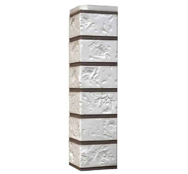 Угол наружный Цокольный сайдинг «Старый форт» Дымчато-Белый от производителя Nordside по цене 488 р Угол наружный Цокольный сайдинг «Старый форт» Дымчато-Белый от производителя Nordside по цене 488 р