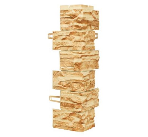 Угол для цокольного сайдинга Скалистый камень - Буффало от производителя Royal Stone по цене 790 р Угол для цокольного сайдинга Скалистый камень - Буффало от производителя Royal Stone по цене 790 р