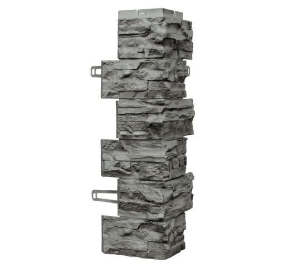 Угол для цокольного сайдинга Скалистый камень - Квебек от производителя Royal Stone по цене 790 р Угол для цокольного сайдинга Скалистый камень - Квебек от производителя Royal Stone по цене 790 р