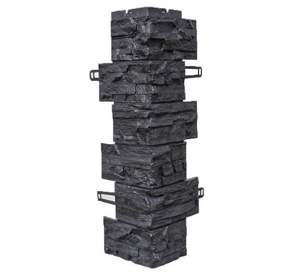 Угол для цокольного сайдинга Скалистый камень - Кингстон от производителя Royal Stone по цене 790 р Угол для цокольного сайдинга Скалистый камень - Кингстон от производителя Royal Stone по цене 790 р