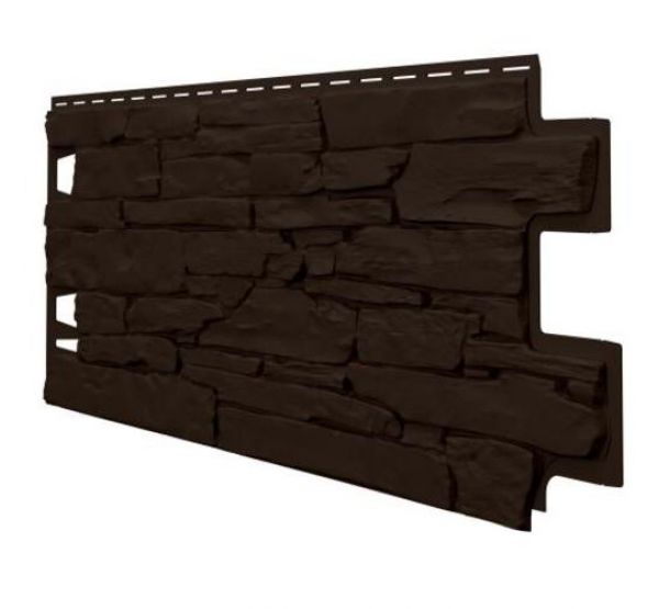 Фасадные панели (цокольный сайдинг) Оптима Камень Темно-Коричневый от производителя ТЕХНОНИКОЛЬ по цене 490 р Фасадные панели (цокольный сайдинг) Оптима Камень Темно-Коричневый от производителя ТЕХНОНИКОЛЬ по цене 490 р