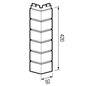 Угол наружный Оптима Клинкер Красно-Коричневый от производителя ТЕХНОНИКОЛЬ по цене 589 р Угол наружный Оптима Клинкер Красно-Коричневый от производителя ТЕХНОНИКОЛЬ по цене 589 р