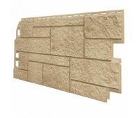 Фасадные панели (цокольный сайдинг) Оптима Песчаник Песочный Фасадные панели (цокольный сайдинг) Оптима Песчаник Песочный