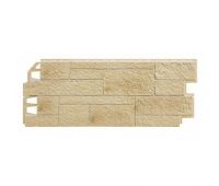 Фасадные панели (цокольный сайдинг) Песчаник Кремовый Фасадные панели (цокольный сайдинг) Песчаник Кремовый