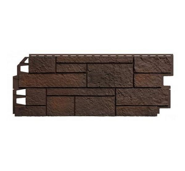 Фасадные панели (цокольный сайдинг) Песчаник Темно-Коричневый от производителя ТЕХНОНИКОЛЬ по цене 640 р Фасадные панели (цокольный сайдинг) Песчаник Темно-Коричневый от производителя ТЕХНОНИКОЛЬ по цене 640 р