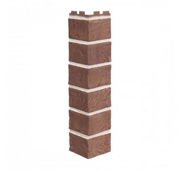 Угол наружный к Фасадным Панелям VOX Solid Brick Regular Дорсет (Красный) от производителя Vox по цене 570 р Угол наружный к Фасадным Панелям VOX Solid Brick Regular Дорсет (Красный) от производителя Vox по цене 570 р