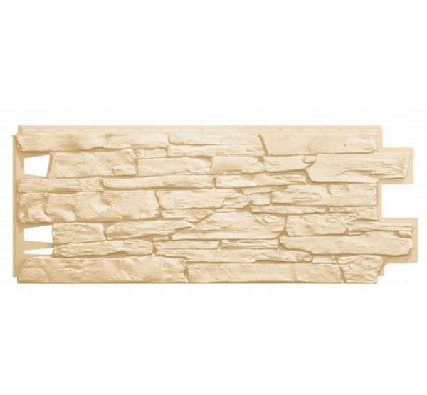 Фасадные панели (Цокольный Сайдинг)  VOX VILO Solid Stone Кремовый от производителя  Vox по цене 720 р