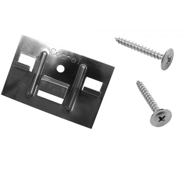 КЛЯММЕР + САМОРЕЗЫ 3,9Х30мм(по дереву) ДЛЯ CEDRAL CLICK 250 ШТ от производителя Cedral по цене 9 000 р КЛЯММЕР + САМОРЕЗЫ 3,9Х30мм(по дереву) ДЛЯ CEDRAL CLICK 250 ШТ от производителя Cedral по цене 9 000 р