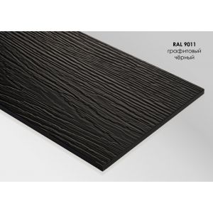 Фиброцементный сайдинг Графитовый черный / RAL 9011 от производителя  Fibra Plank по цене 1 350 р