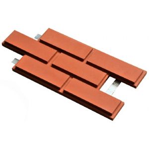 Фасадная плитка «Гладкий кирпич» № 37Б от производителя «Кирисс Фасад» по цене 2 300 р Фасадная плитка «Гладкий кирпич» № 37Б от производителя «Кирисс Фасад» по цене 2 300 р