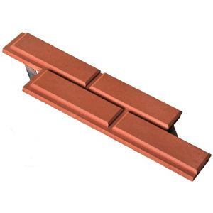 Фасадная плитка «Гладкий кирпич с фаской» № 44 от производителя «Кирисс Фасад» по цене 2 300 р Фасадная плитка «Гладкий кирпич с фаской» № 44 от производителя «Кирисс Фасад» по цене 2 300 р