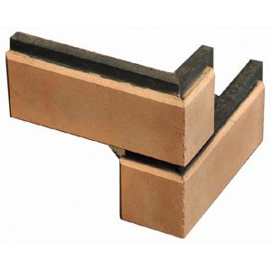 Угловой элемент «Гладкий кирпич с фаской» от производителя «Кирисс Фасад» по цене 290 р Угловой элемент «Гладкий кирпич с фаской» от производителя «Кирисс Фасад» по цене 290 р