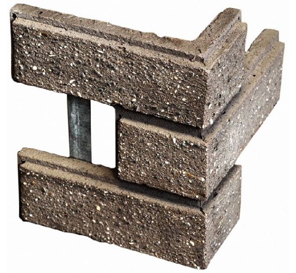 Угловой элемент «Имитирующий кирпич» от производителя «Кирисс Фасад» по цене 290 р Угловой элемент «Имитирующий кирпич» от производителя «Кирисс Фасад» по цене 290 р