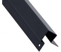 Внешний асимметричный угловой профиль RAL 7024 Внешний асимметричный угловой профиль RAL 7024