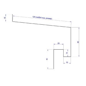 Отлив от производителя Фибростар по цене 0 р Отлив от производителя Фибростар по цене 0 р