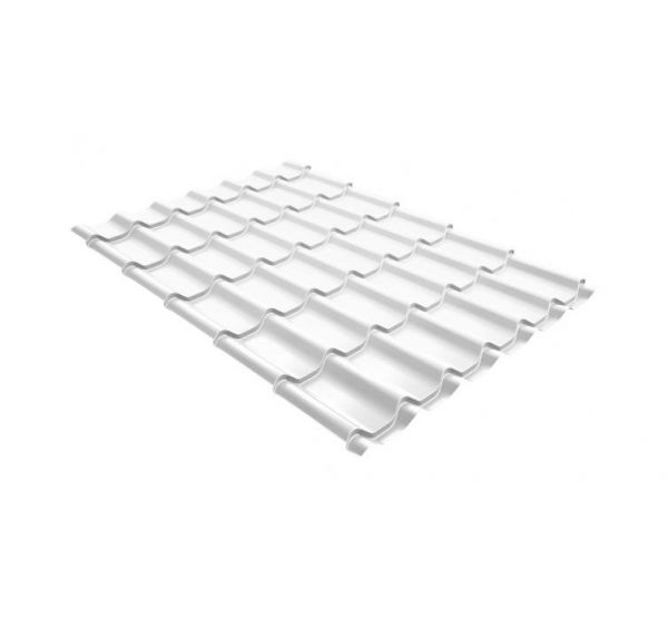 Металлочерепица классик 0,5 Satin RAL 9003 сигнальный белый от производителя Grand Line по цене 693 р Металлочерепица классик 0,5 Satin RAL 9003 сигнальный белый от производителя Grand Line по цене 693 р