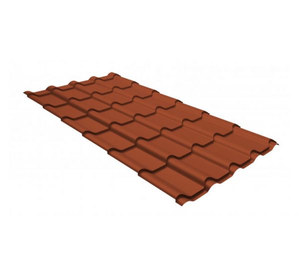 Металлочерепица камея GL 0,5 GreenCoat Pural Matt RR 750 кирпично-красный (RAL 8004 терракота) от производителя Grand Line по цене 1 038 р Металлочерепица камея GL 0,5 GreenCoat Pural Matt RR 750 кирпично-красный (RAL 8004 терракота) от производителя Grand Line по цене 1 038 р