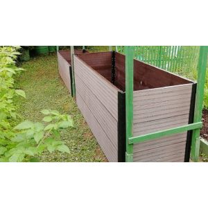 Доска из ДПК для грядок 300х30 Серый от производителя Holzhof по цене 2 910 р Доска из ДПК для грядок 300х30 Серый от производителя Holzhof по цене 2 910 р