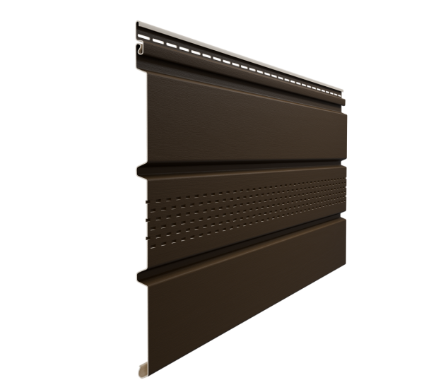 Софит Элит с центральной перфорацией коричневый (темный дуб) от производителя по цене 740 р Софит Элит с центральной перфорацией коричневый (темный дуб) от производителя по цене 740 р