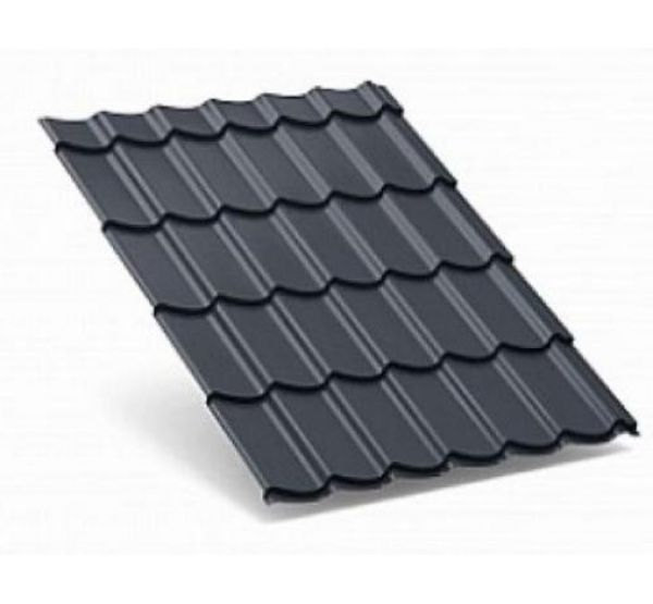 Металлочерепица Valori полиэстер 0,5 сталь RAL 7024 Серый от производителя МеталлПрофиль по цене 870 р Металлочерепица Valori полиэстер 0,5 сталь RAL 7024 Серый от производителя МеталлПрофиль по цене 870 р