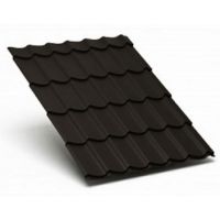 Металлочерепица Valori полиэстер 0,5 сталь RR 32 Тёмно-коричневый Металлочерепица Valori полиэстер 0,5 сталь RR 32 Тёмно-коричневый