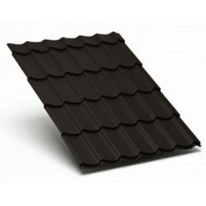 Металлочерепица Valori полиэстер 0,5 сталь RR 32 Тёмно-коричневый от производителя МеталлПрофиль по цене 870 р Металлочерепица Valori полиэстер 0,5 сталь RR 32 Тёмно-коричневый от производителя МеталлПрофиль по цене 870 р