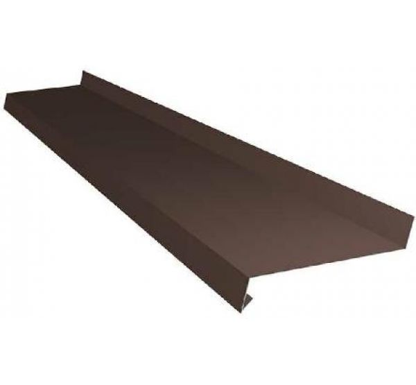 Отлив металлический 100мм от производителя Россия по цене 200 р Отлив металлический 100мм от производителя Россия по цене 200 р