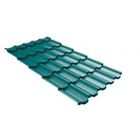 Металлочерепица квинта плюс c 3D резом 0,45 PE RAL 5021 водная синь Металлочерепица квинта плюс c 3D резом 0,45 PE RAL 5021 водная синь