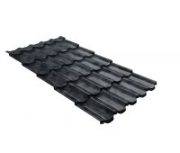 Металлочерепица квинта плюс c 3D резом 0,45 Safari Grey Металлочерепица квинта плюс c 3D резом 0,45 Safari Grey